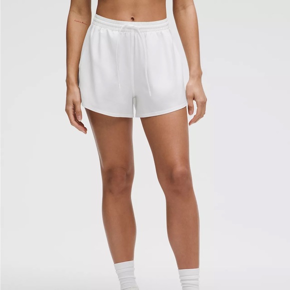 Lululemon Pace Rival High-Rise Short 3" White Size 2 - Picture 3 of 11